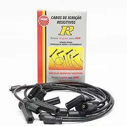 Cabo Vela Ignição 7 Cabos SC-G81, Preto, NGK