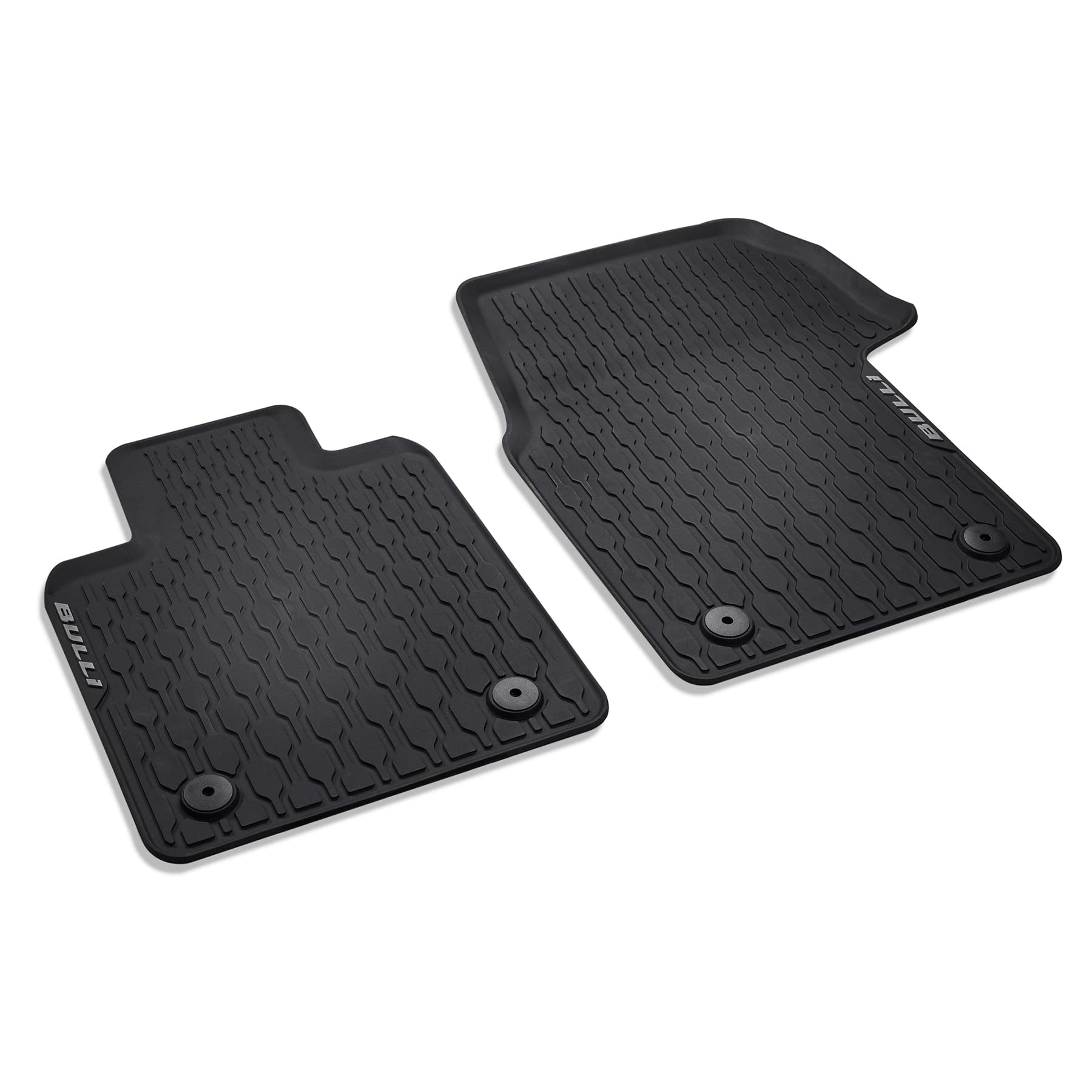 Volkswagen Tapis de Sol Tout-Temps, Gummi, Compatible avec T7 Multivan, 2 Pièces, Titanschwarz, pour l'avant