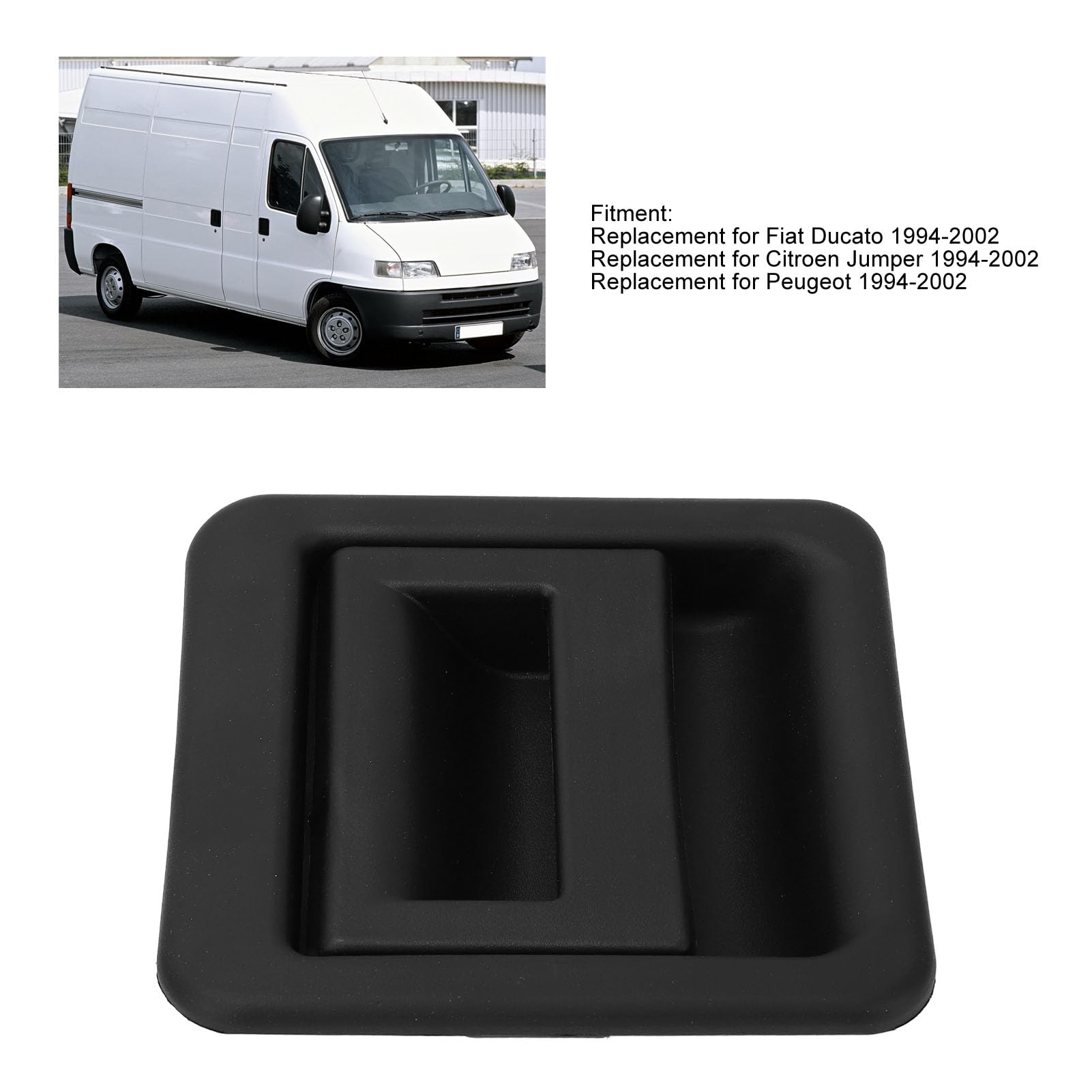 KIMISS Maniglia di Ricambio per Porta Esterna Lato Passeggero per Ducato 1994-2002 Materiale ABS