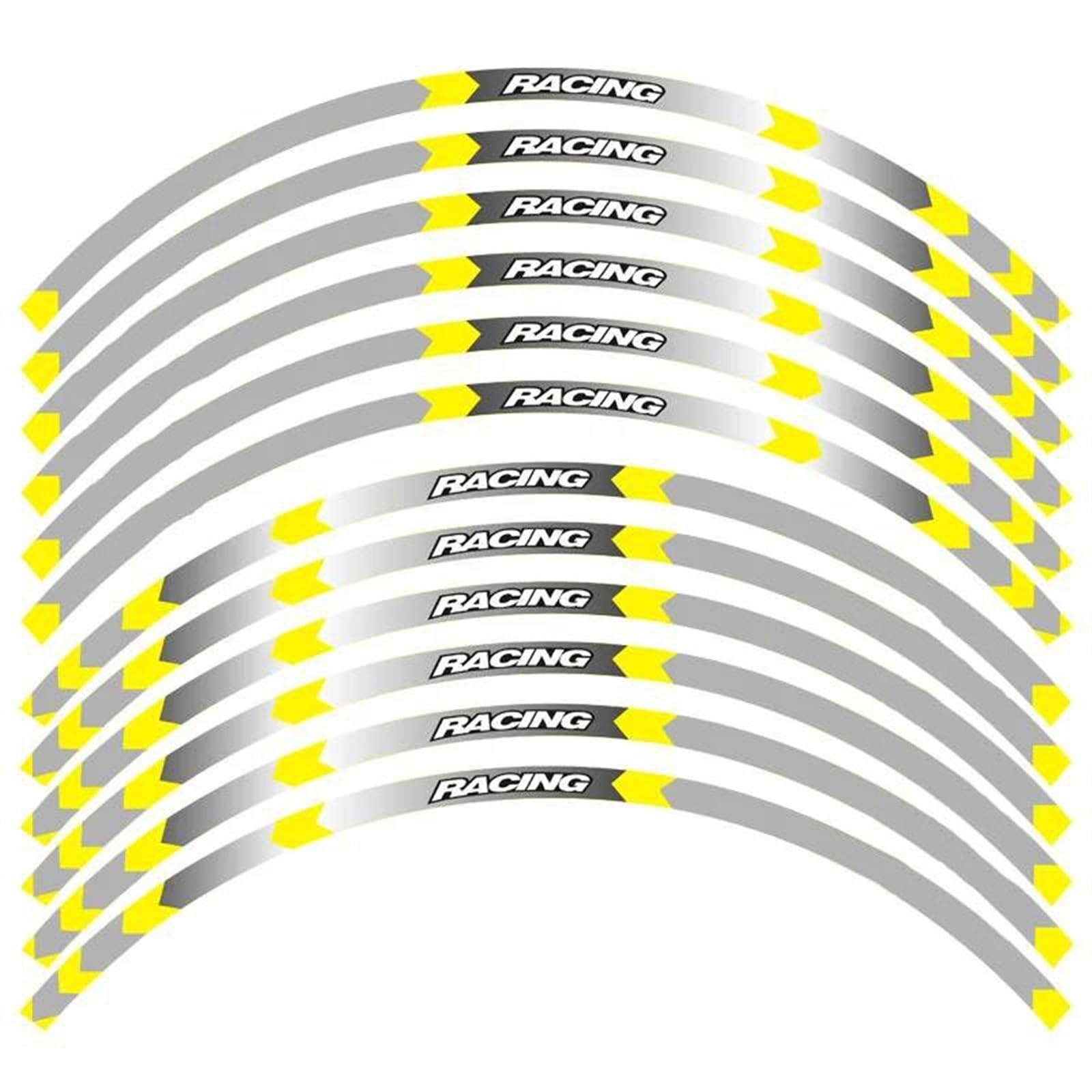 Motorrad-Felgenaufkleber-Set Mit Reflektierenden Felgenaufklebern Für Ducati Für Monster 1200SR 821 796 696 1000 900 S4R S(Style 3)