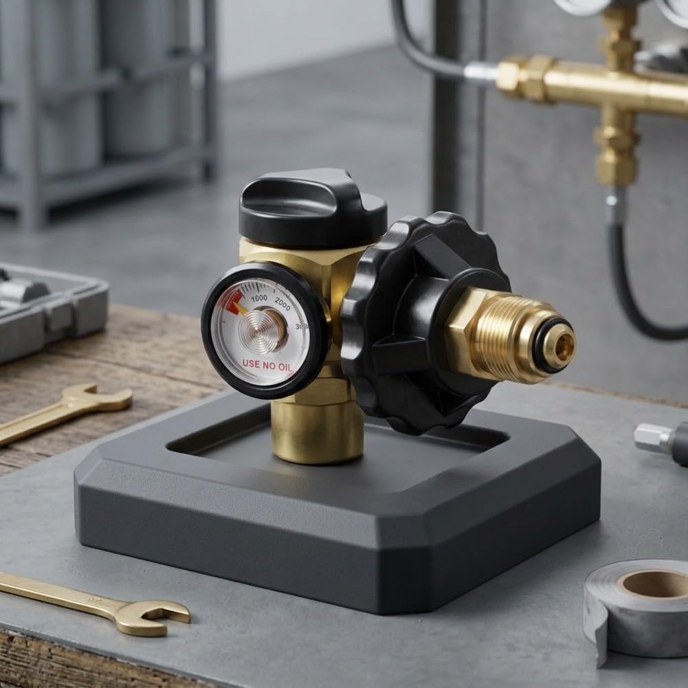 Druckregler 500 PSI Lecktest Schnellprüfung Funktion