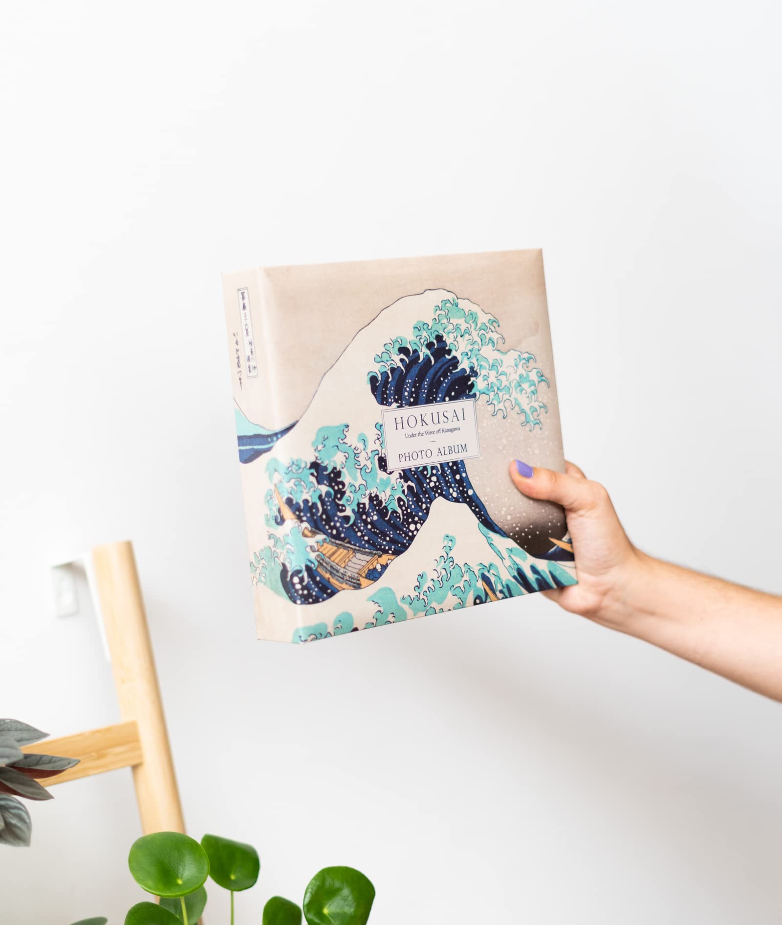 Kokonote album fotograficzny Hokusai, 10 x 15 cm, 200 kieszeni, rodzinny, prezenty dla przyjaciół, fotoksiążki do wspomnień