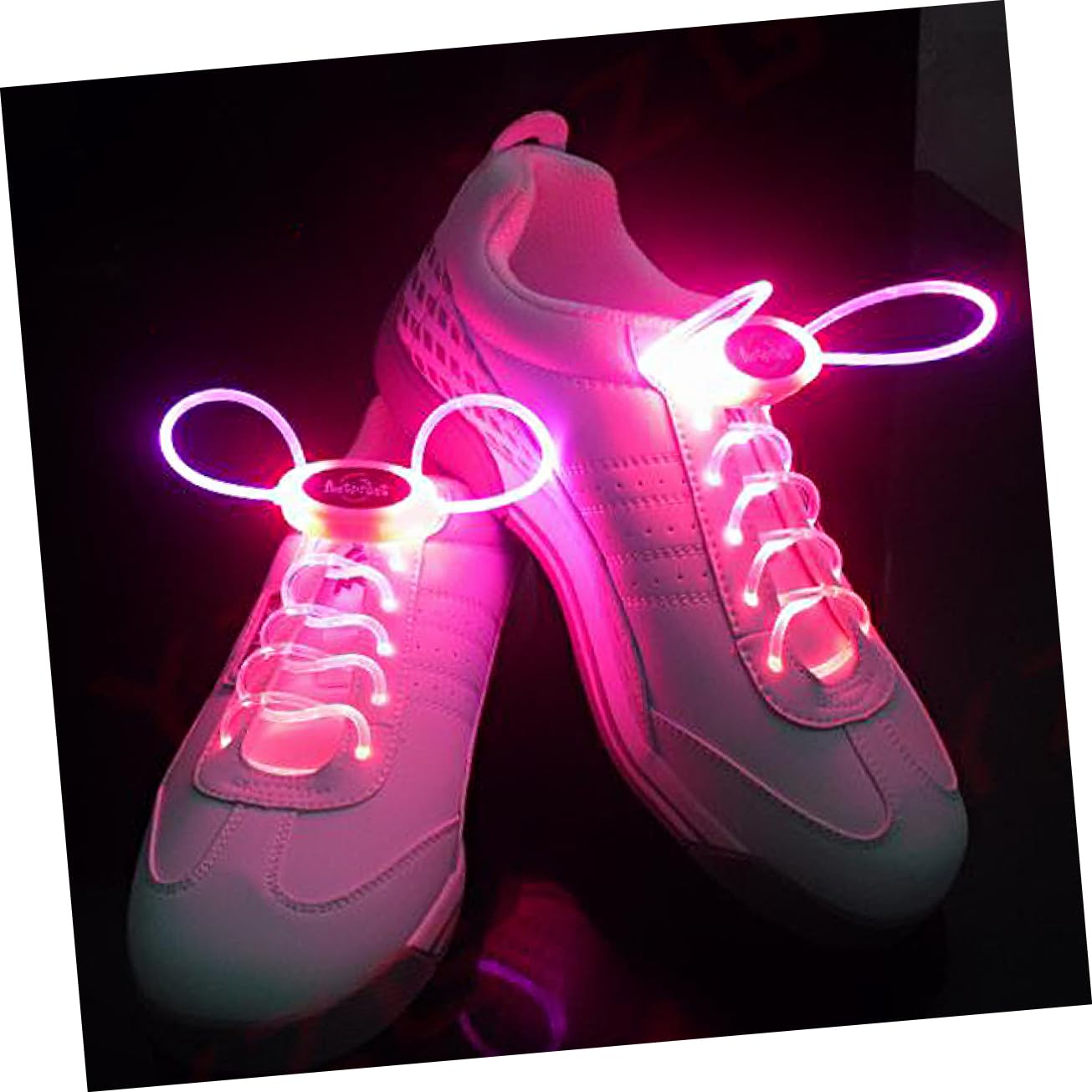 FOMIYES 2piezas Cordones Led Intermitentes Brillantes Impermeables y Decorativos Para Fiesta y Deporte