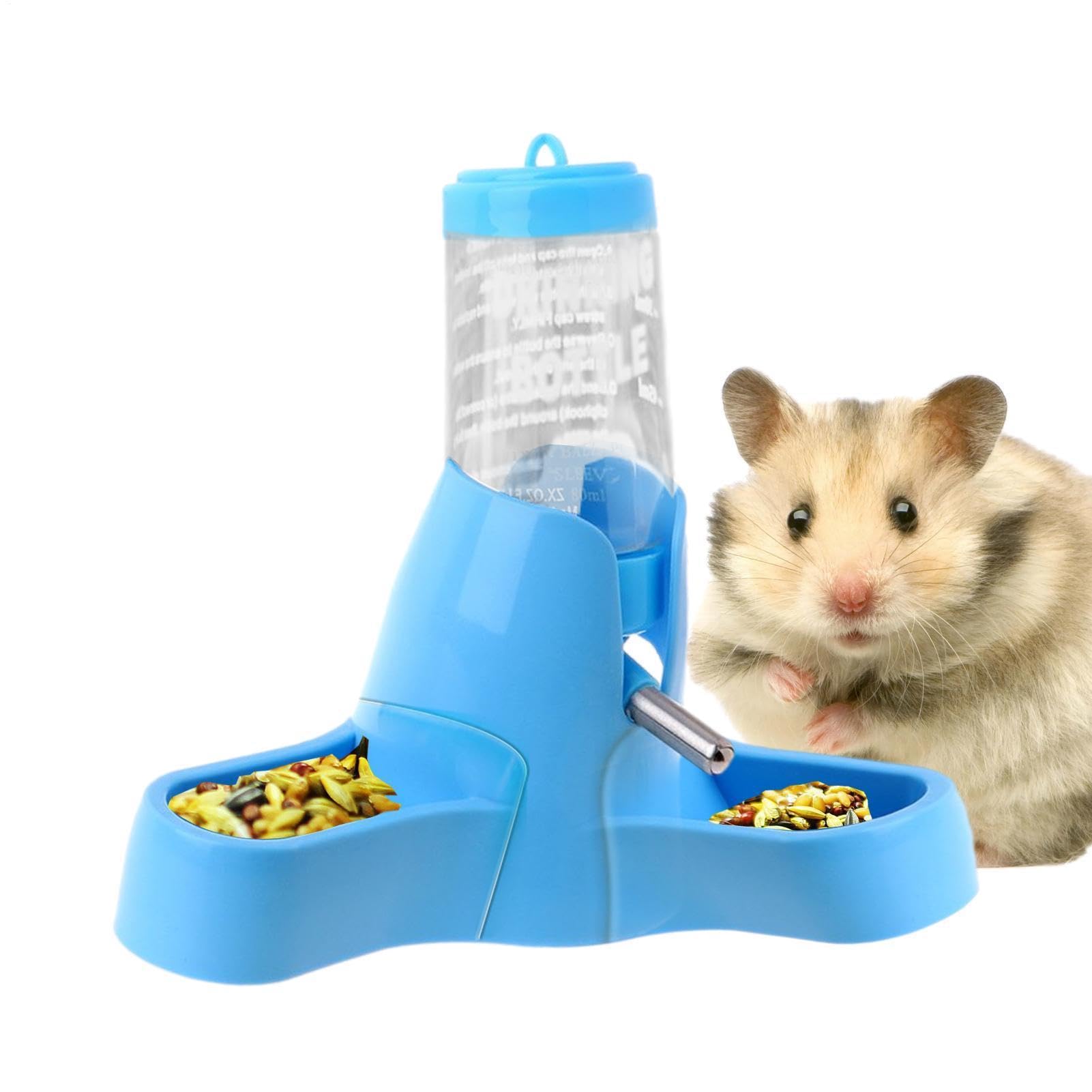 Mouse Water Bottle | Automatic Food And Water Dispenser For Hamster,80ml Hamster Bottle No Drip Pet Accessories