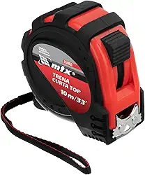 MTX Trena Curta 10m x 25mm – Fita Métrica Compacta com Estojo em Plástico Resistente