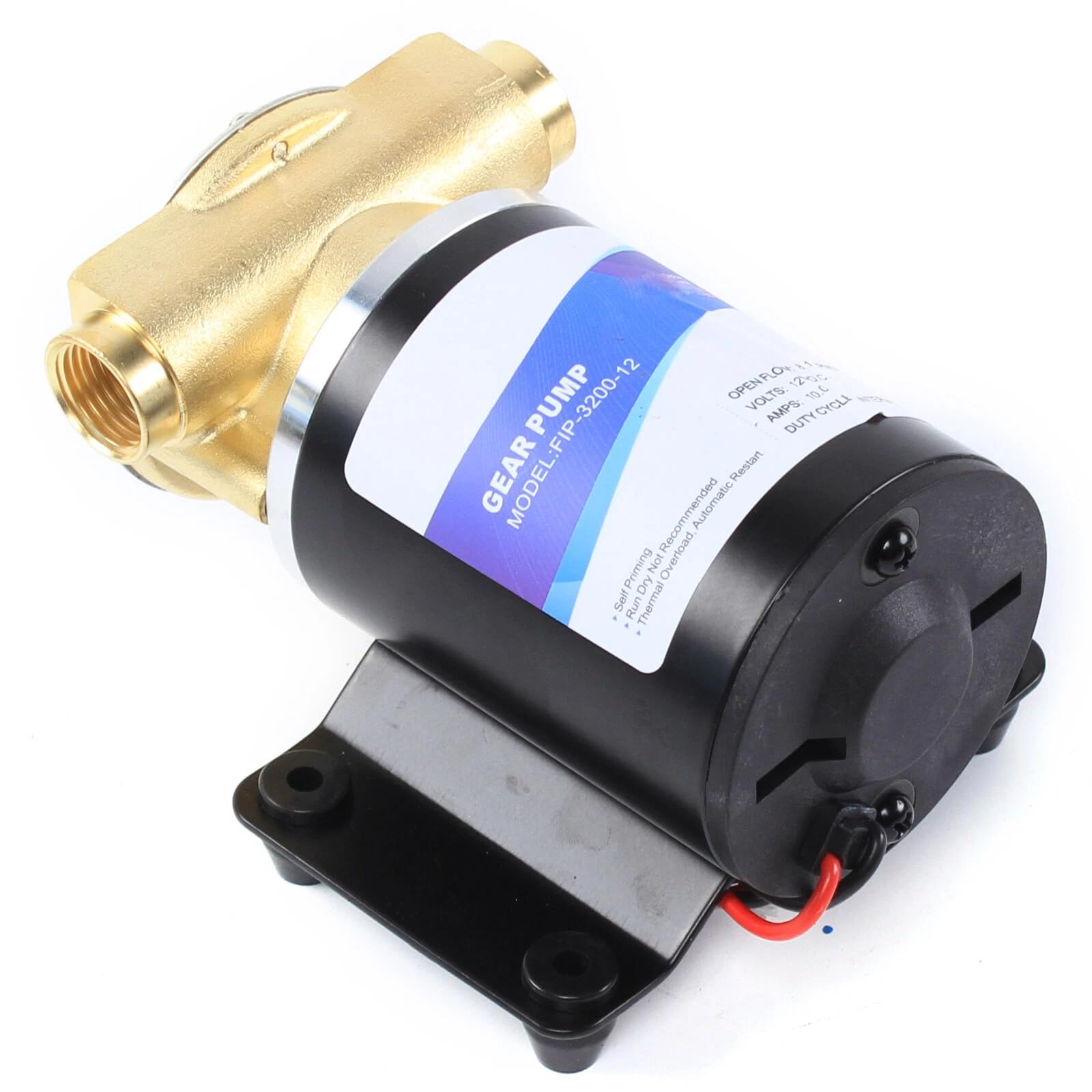 Pompa di sentina autoadescante da 12 V, 23 l/30 l/min, pompa per lavaggio a soffitto, pompa a impulso, kit per pompe a impulsi, per impianti di irrigazione, irrigazione e approvvigionamento