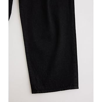 Amazon | [アダムエロぺオム] デニム 8タック ワイド スラックス