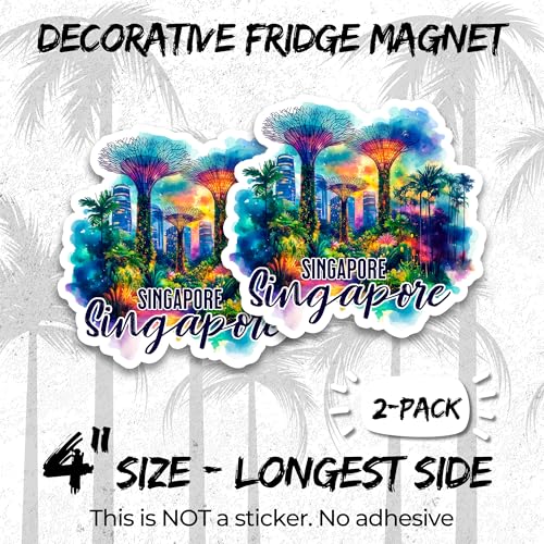 Imanes decorativos de viaje 4 pulgadas 2-pack miniatura 2