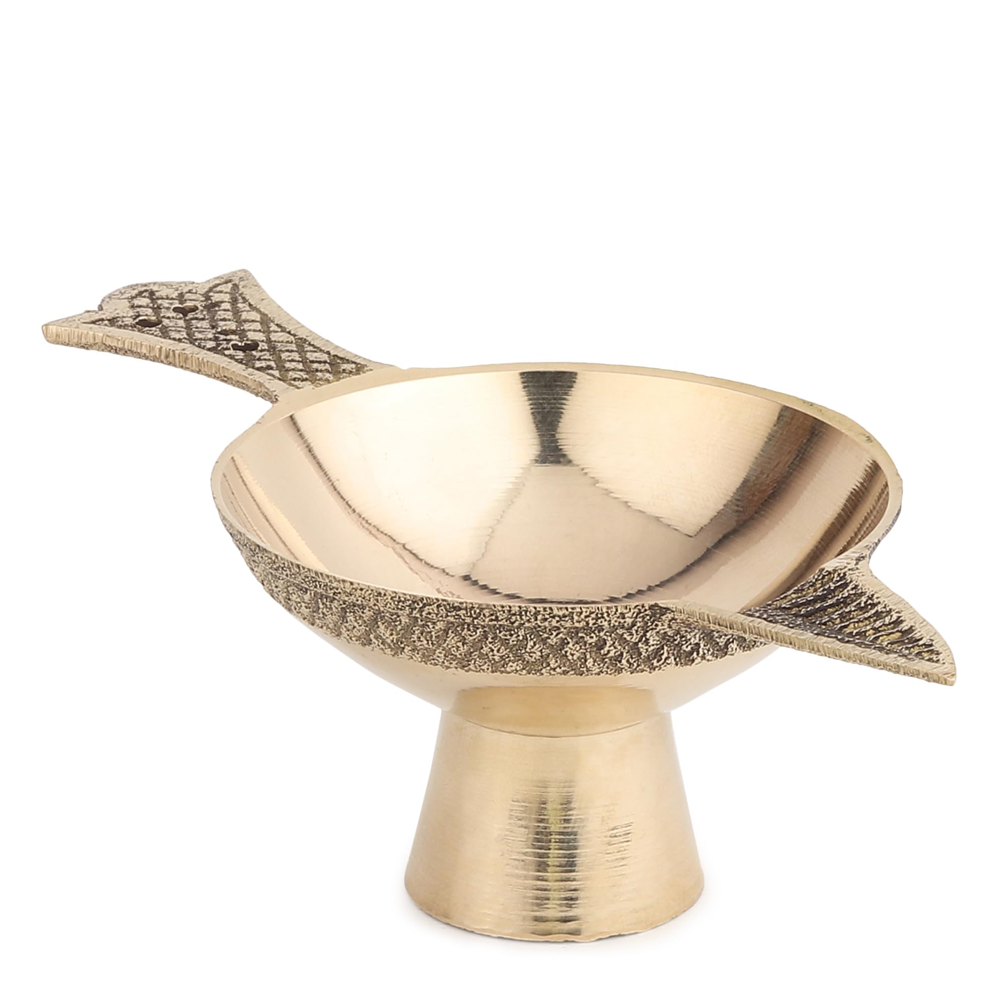 Veena Enterprizes Offer 10 nano watt Heavy Base Brass Diya (Gold, Small, AVA514) (B09DP69J93) Amazon Price History, Amazon Price Tracker