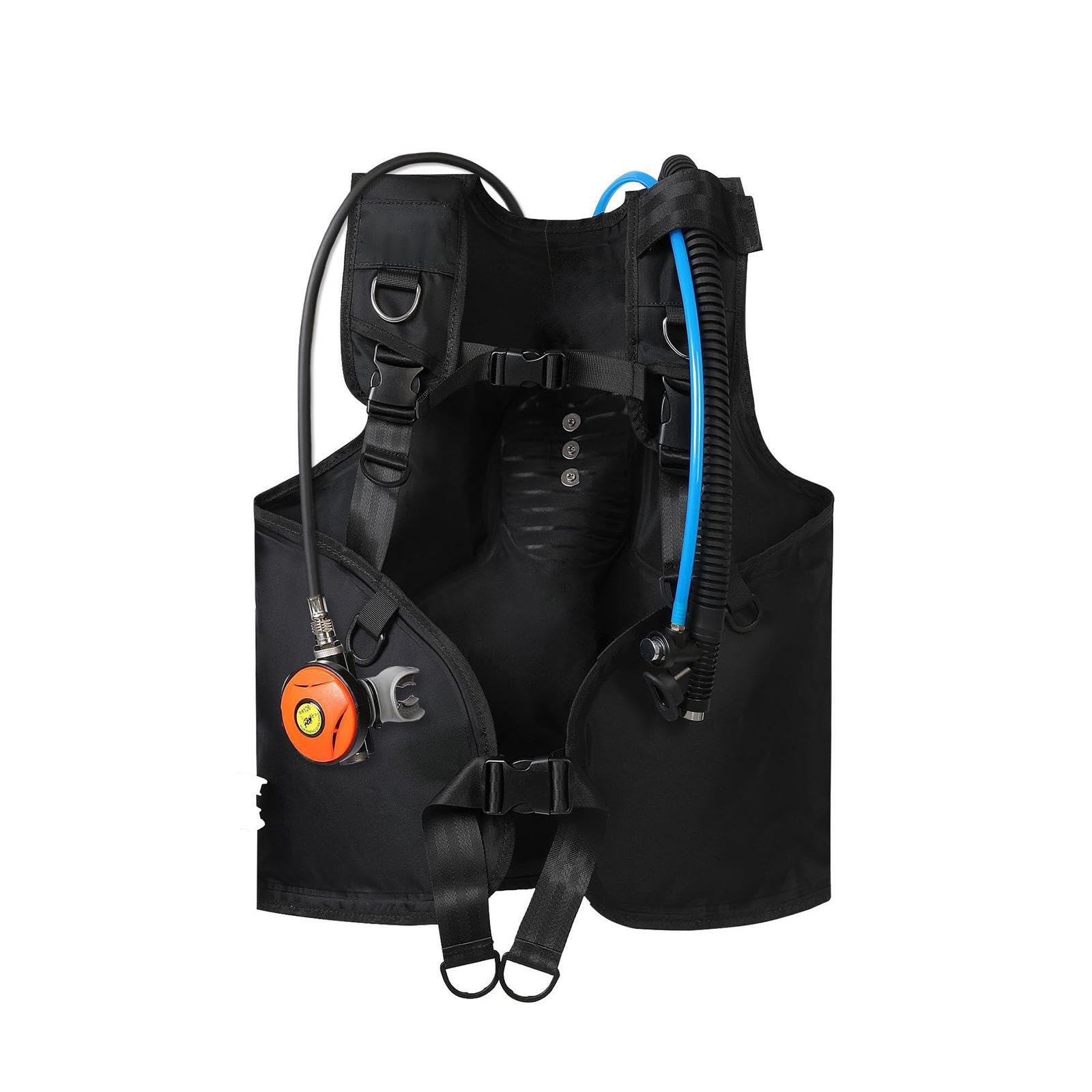 Gilet stabilisateur de plongée sous-Marine (50 cm x 110 cm) avec détendeur intégré. Idéal pour la plongée, Le Surf, Le Snorkeling et Les Sports Nautiques.