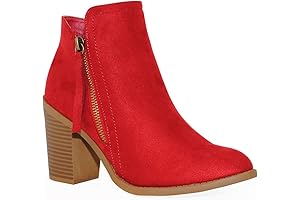 Women's Fashion Side Zipper Booties: Step into Style with Comfort