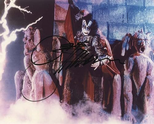Gene Simmons Vintage 8x10 Photo Signed Autographed Authentic COA compatible with kiss
