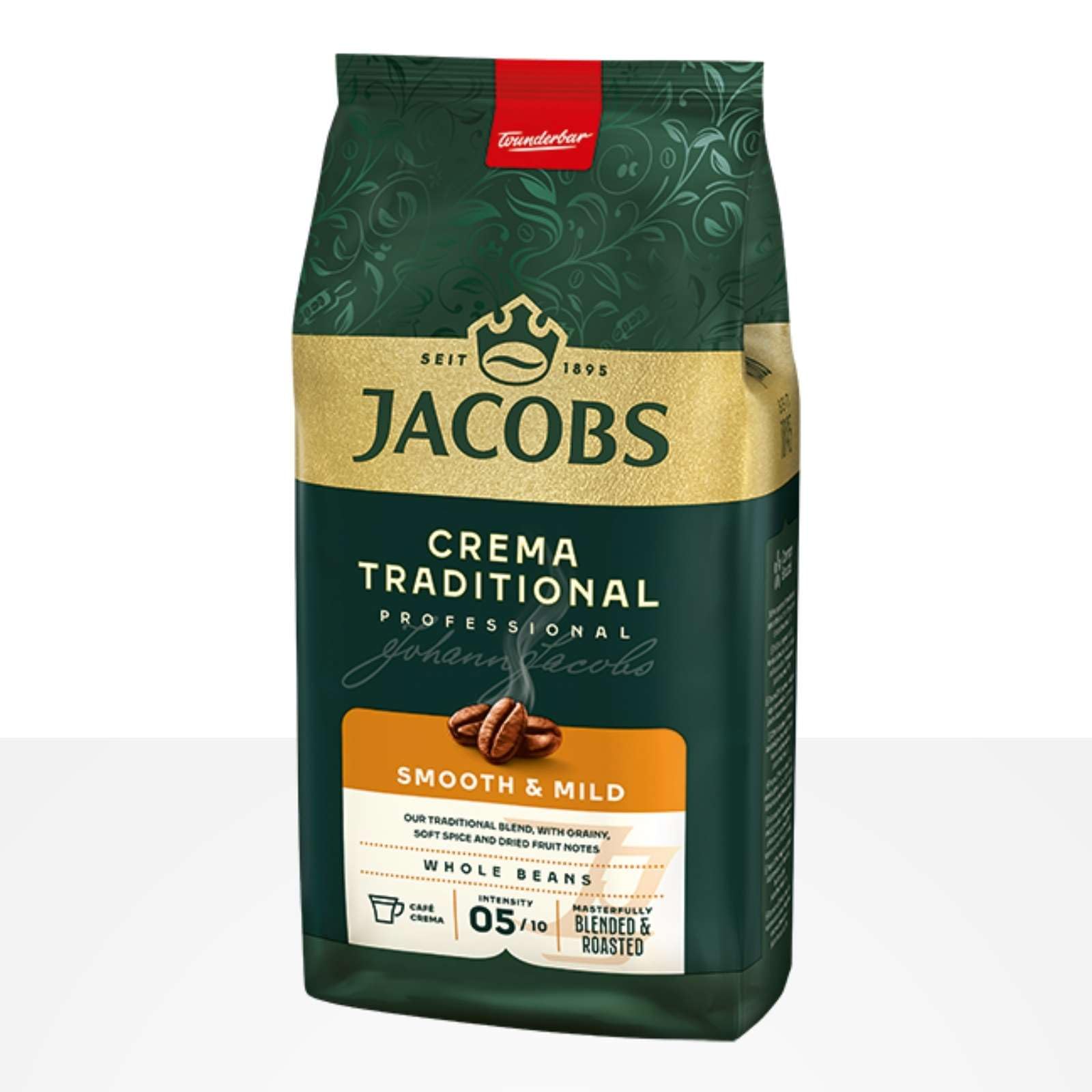 Jacobs Professional Crema Traditional Smooth & Mild 8 x 1kg Kaffeebohnen