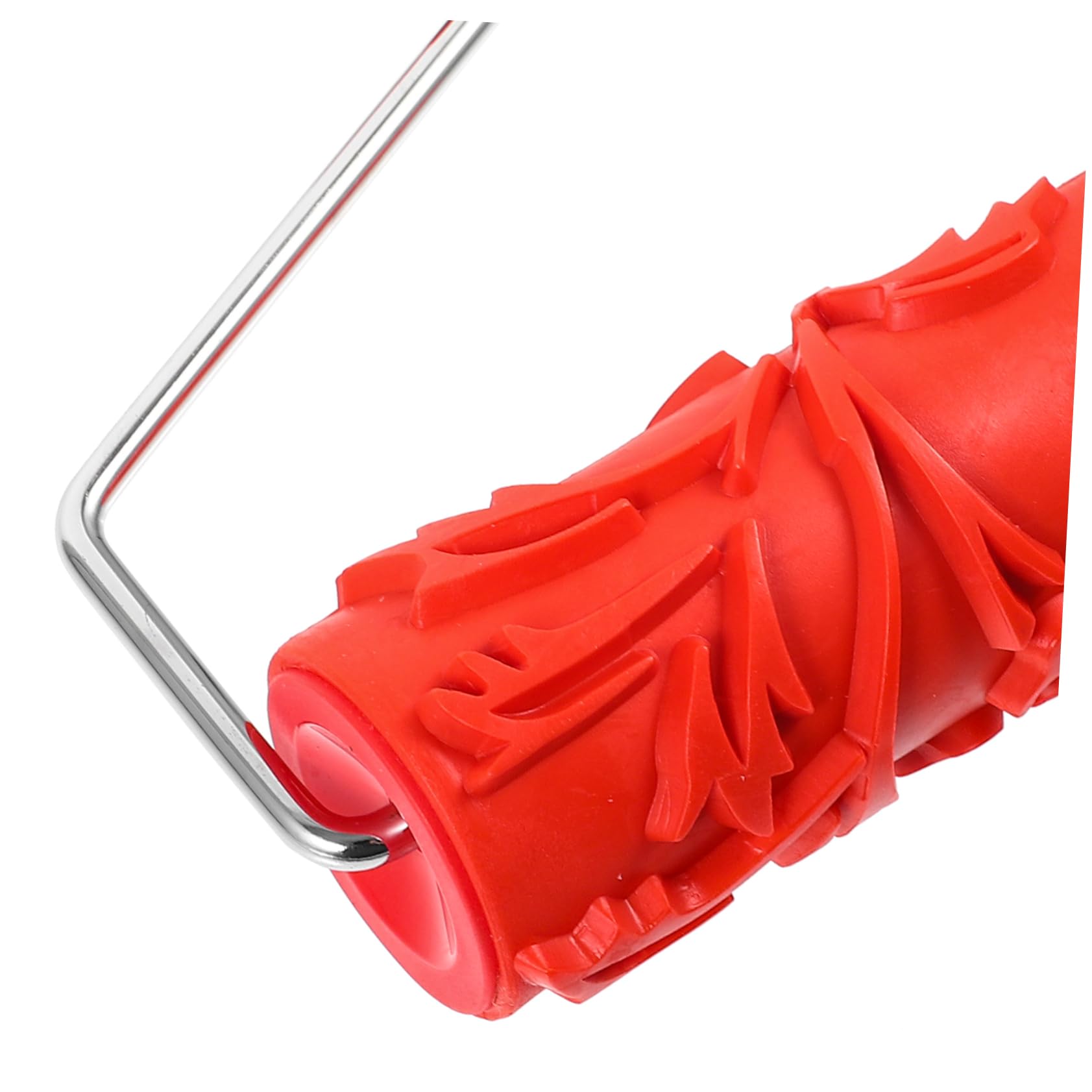 Rodillo de Pintura Patrones de Rosa de 7 Pulgadas, Herramienta de Goma y Plástico para Decoración de Paredes, Fácil de Usar para Proyectos DIY y Profesionales