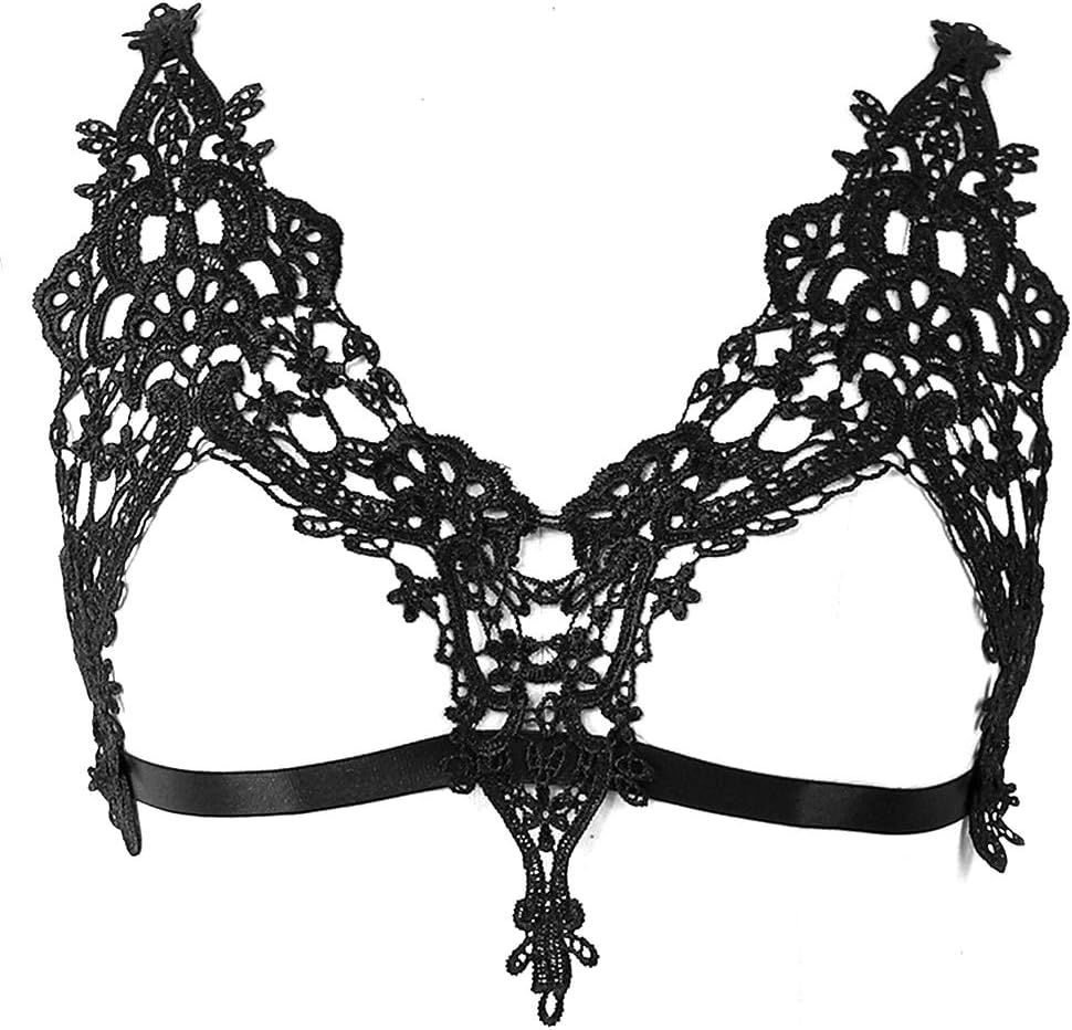 BODY CAGEBody Harness lace Bra cage Woman's Punk Goth Lingerie Chest Strap Adjustable Plus Size Festival Rave Photography Dance Apparel
