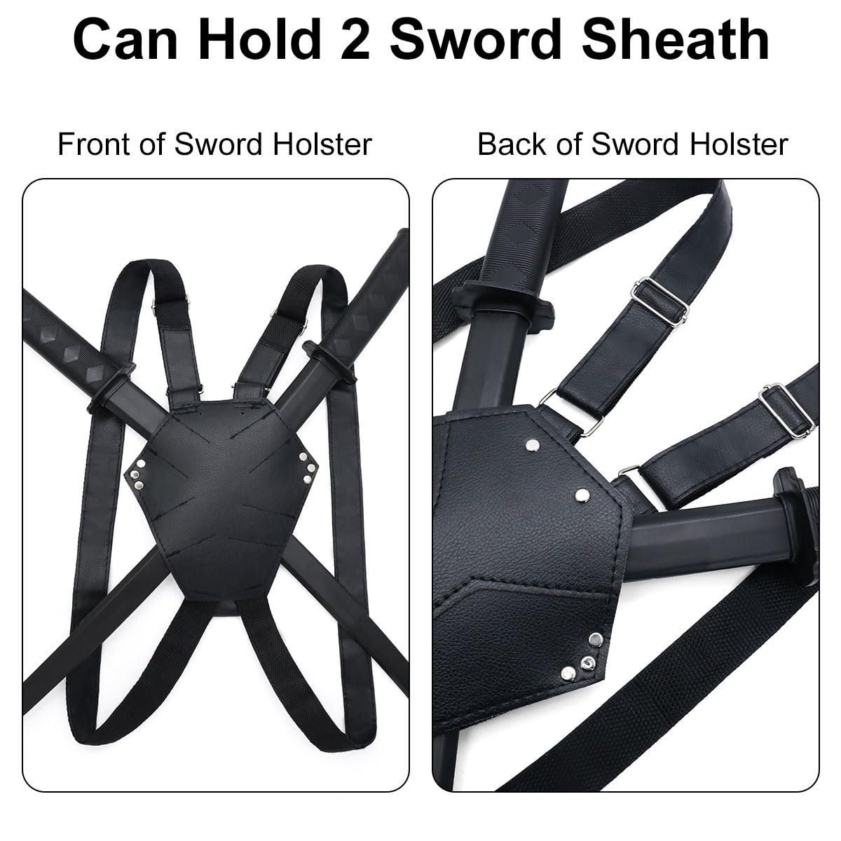 Helweet Borsa per Spada, Custodia per Spada, Borse per Spade, Swords Fondina Posteriore, Spade Borsa Da Trasporto, Portaspada Posteriore per Feste di Cosplay Costumi Da Eroe Ninja Cosplay Anime
