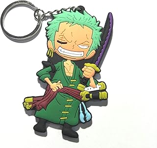 Wiazhu Onepiece Japanese Anime Figure Roronoa Zoro Keychains Merchandise