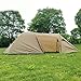 Karlak Waterproof Family Camping Tent 3 Person Weight Layer 1 Bedroom One Living Room