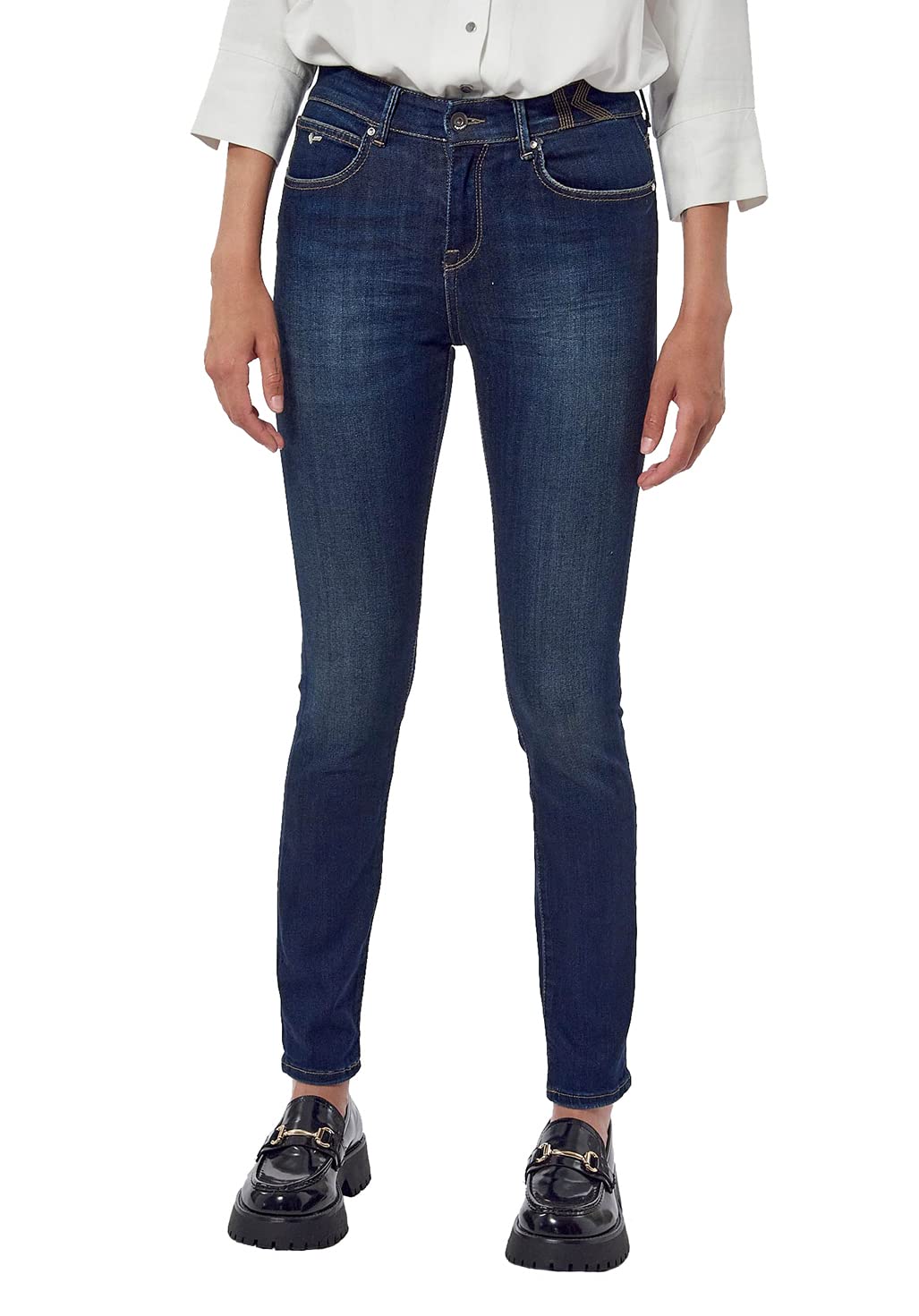Kaporal - Women's Slim Jeans - Camie - Women, Midnight Blue, 27W x 32L