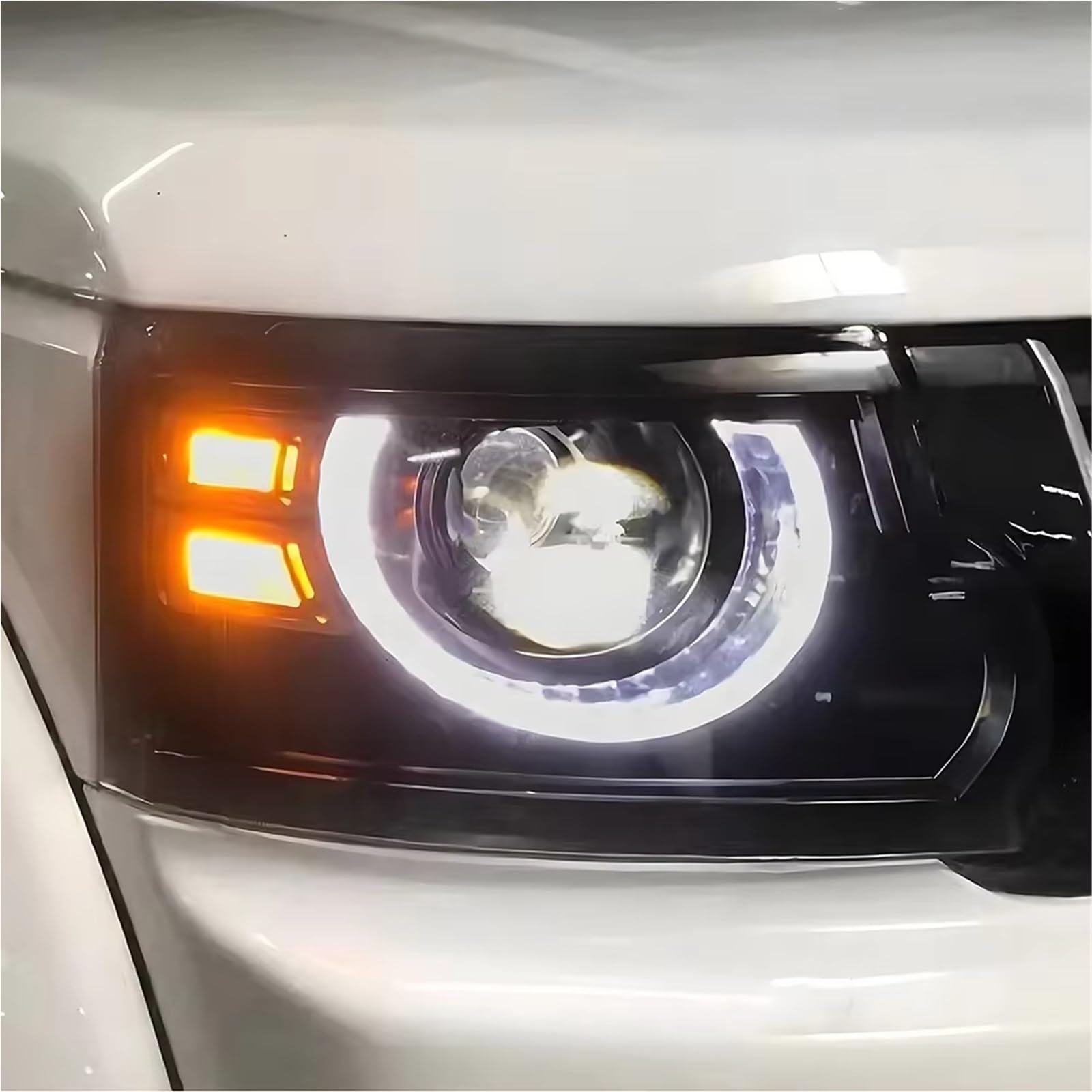 Per Land Per Rover Per Discovery 4 2014-2016 Gruppo Faro Anteriore Conjunto Faro Delantero | Accessori per fari per lenti per proiettori bifocali per auto assemblaggio di lampade anteriori automatiche