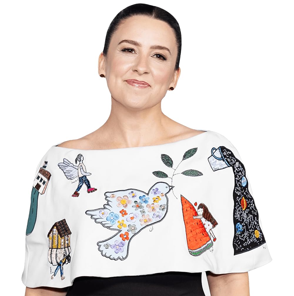 Celebrity Cutouts Lifelike Rachel Accurso (Long Dress) Half Body Buddy Cutout