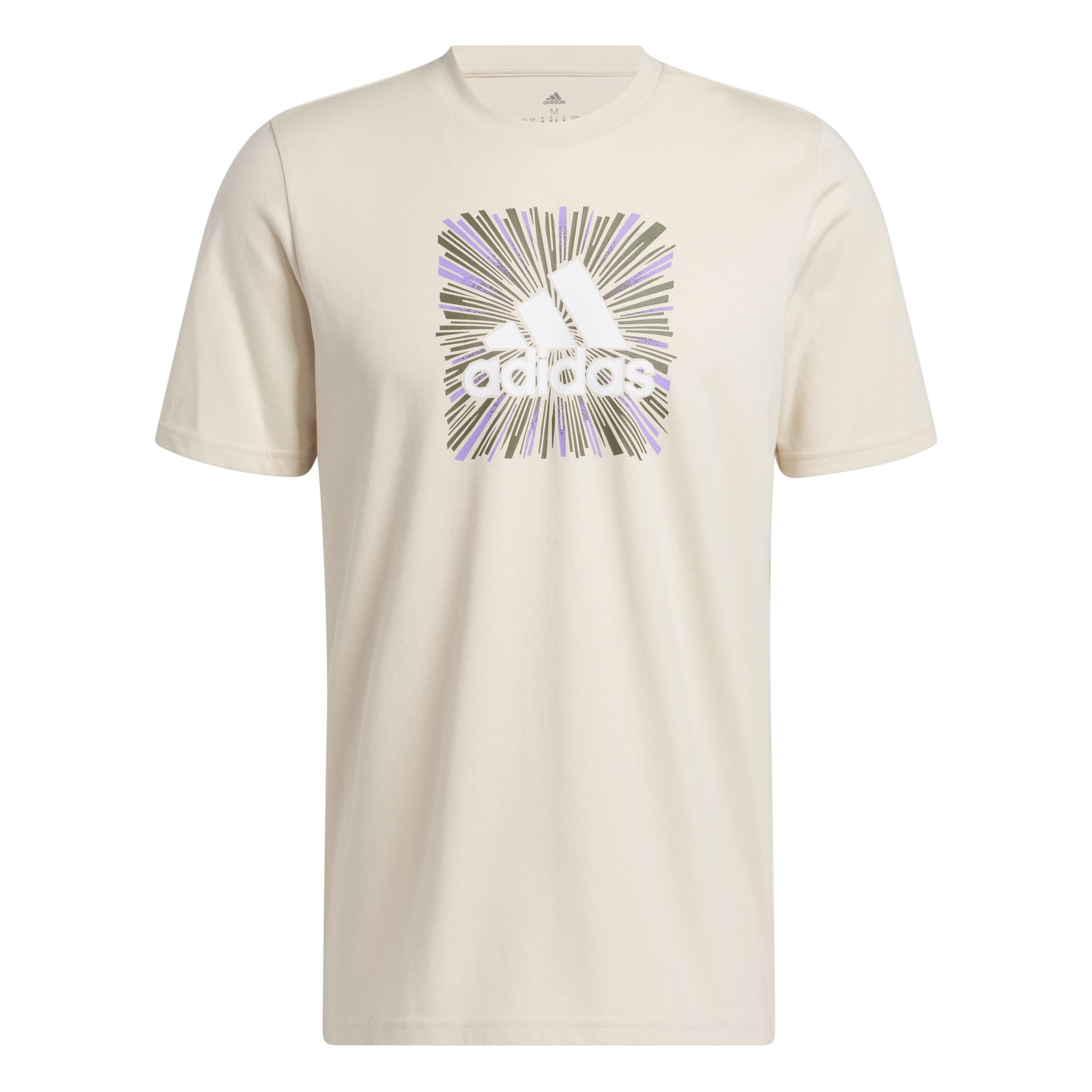 adidasMen's Sport Optimist Sun Logo Sportswear Graphic T-Shirt
