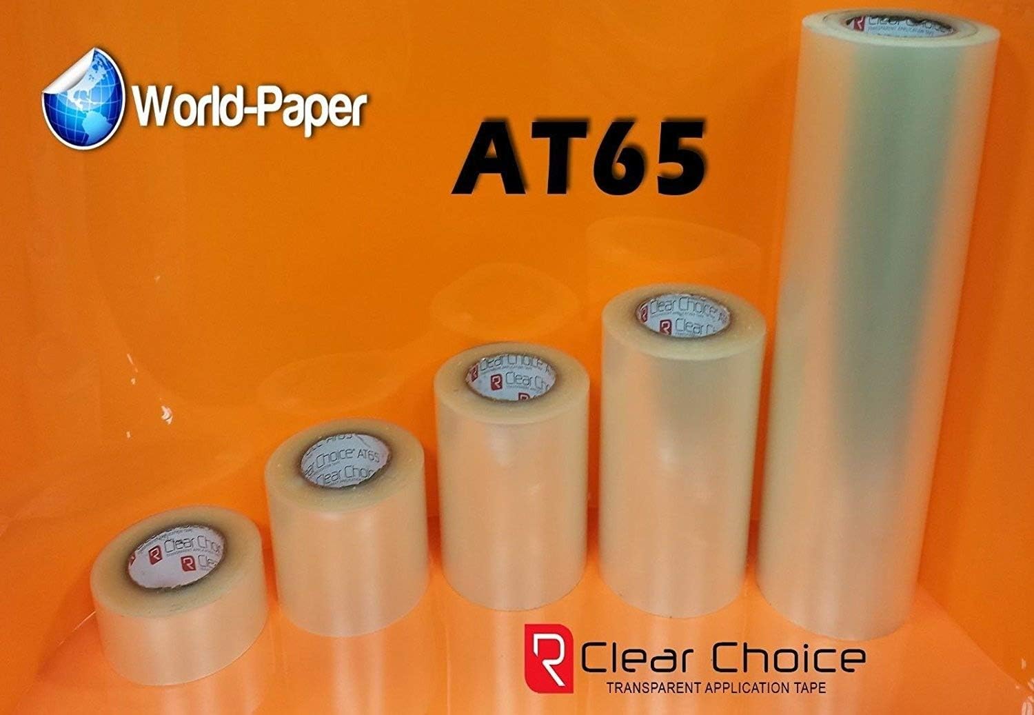 Clear Choice Vinyl Film Outdoor Vinyl Application Tape Various Sizes x 300 Ft Roll (4" x 300 ft)