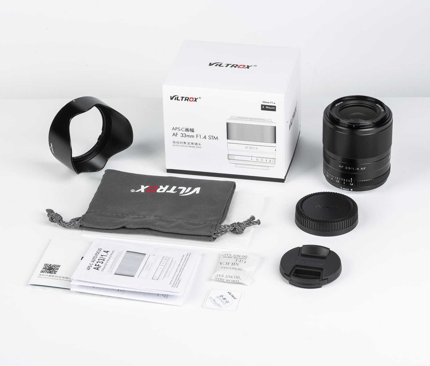 VILTROX 33mm f1.4 Fuji XF Obiettivo Messa a Fuoco Auto APS-C Compact per Fujifilm X monte Camera X-T3 X-H1 X20 T30 X-T20 X-T100 X-Pro2 Nero