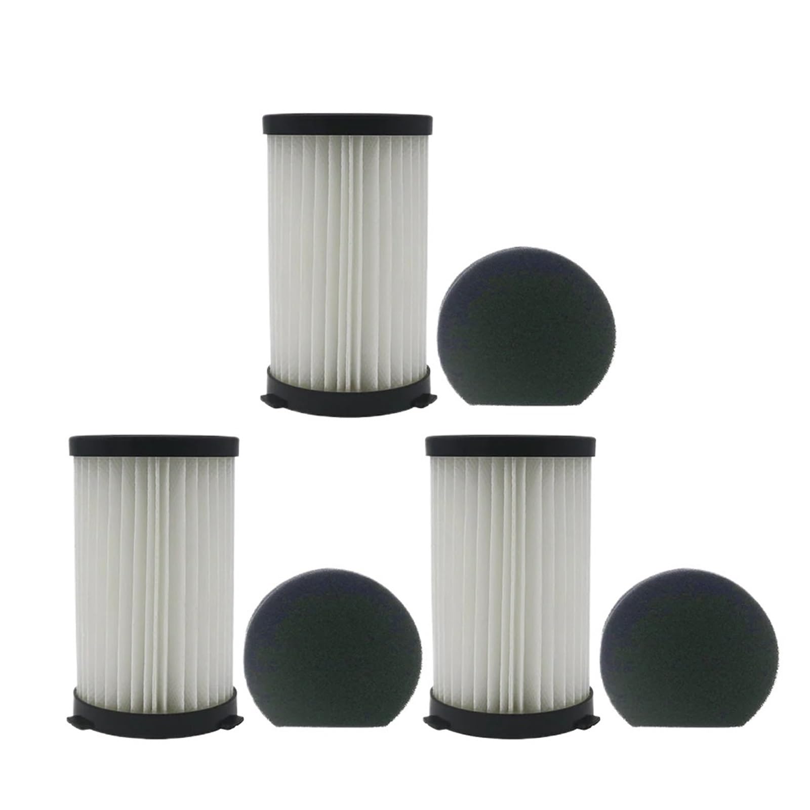 AIHDBCL Replacement Filter For Vacuum Cleaner ，Compatible For MooSoo ，D600 D601, Compatible For Cecotec 520(3 Pcs)