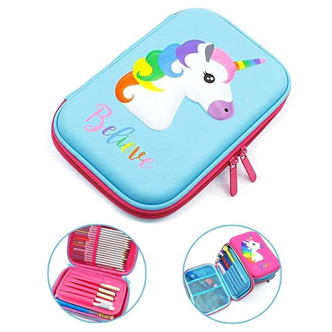 Unicorn pencil case for girls Clearance