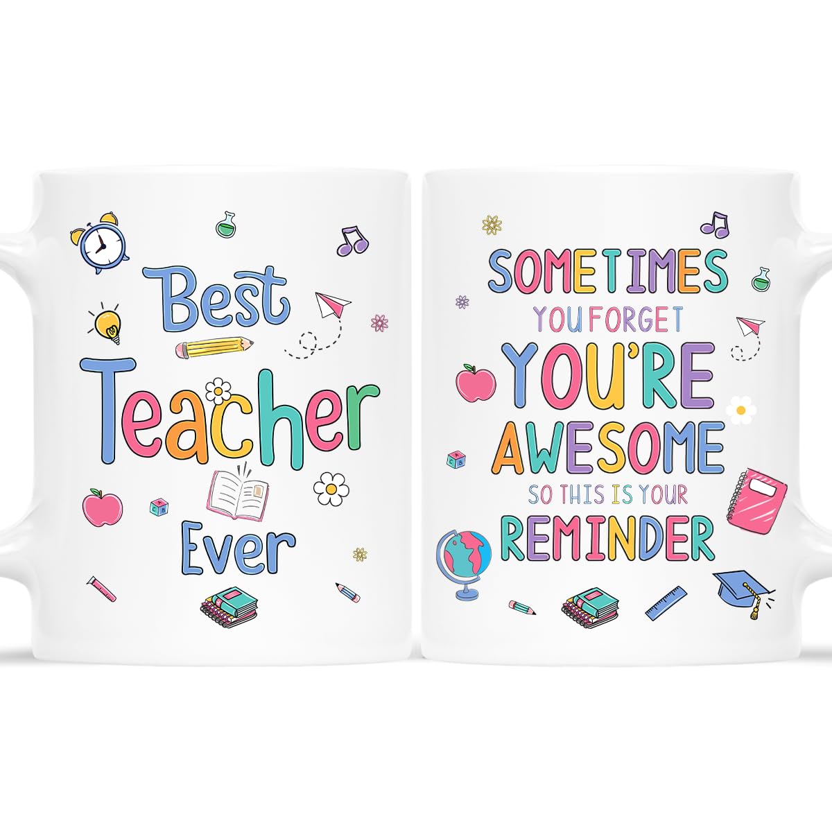 Best Teacher Ever Gifts, Teacher Mug, Teacher Coffee Mug, Coffee Mugs For Teachers, Teacher Appreciation Mug