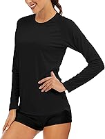 MAGCOMSEN Women's UPF 50+ Long Sleeve Sun Protection Shirt - Quick Dry Rash Guard for Hiking, Fishing, Workout, Yoga