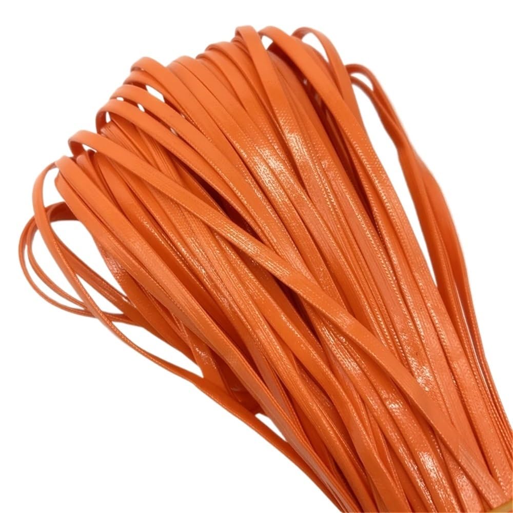 Decor Craft String 5yards Flat Leather String Decoration Rope, PU Imitation Cord for Jewelry Making 1piece