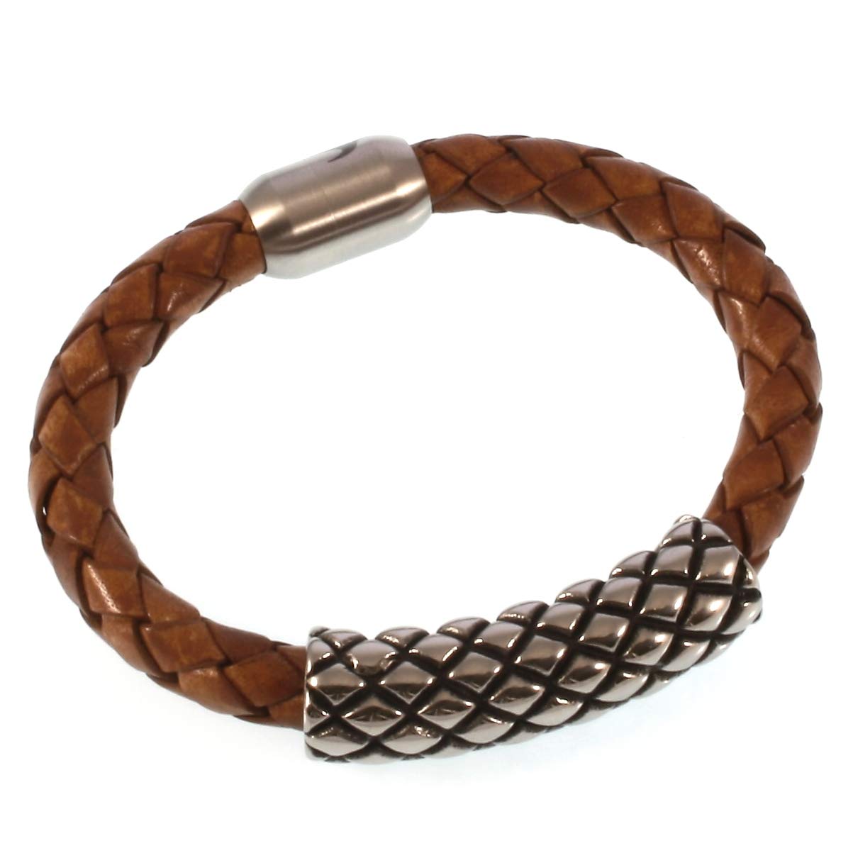 Leder-Armband MAX Cognac Surfer Herren