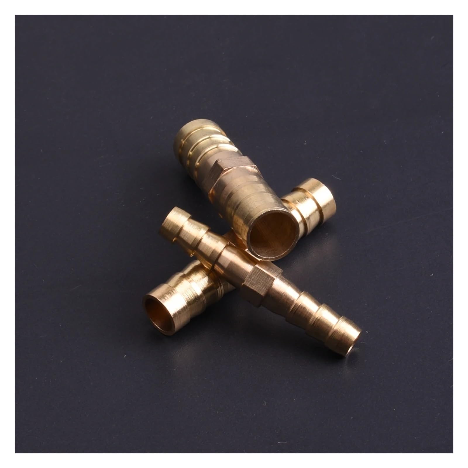 ISCBAFYX Mosiężna złączka do węża z równym kolcem gazowo-miedziany łącznik kolczasty adapter złącza (20 szt., 14-8mm)