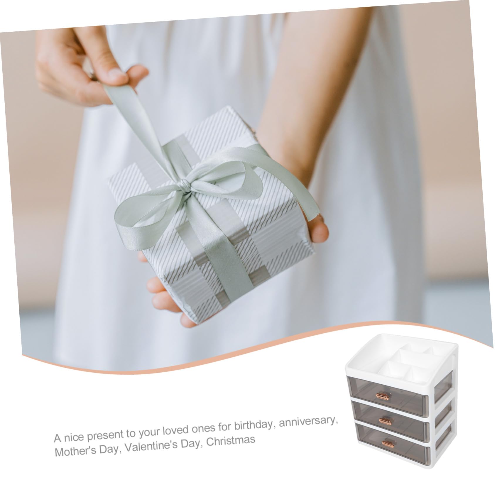 Aufbewahrungsbox für Kosmetik Schminkorganizer mit Aufbewahrungsschubladen Make-up-organizer aus Robustem für Schlafzimmer und Arbeitszimmer Kosmetikaufbewahrungsbox