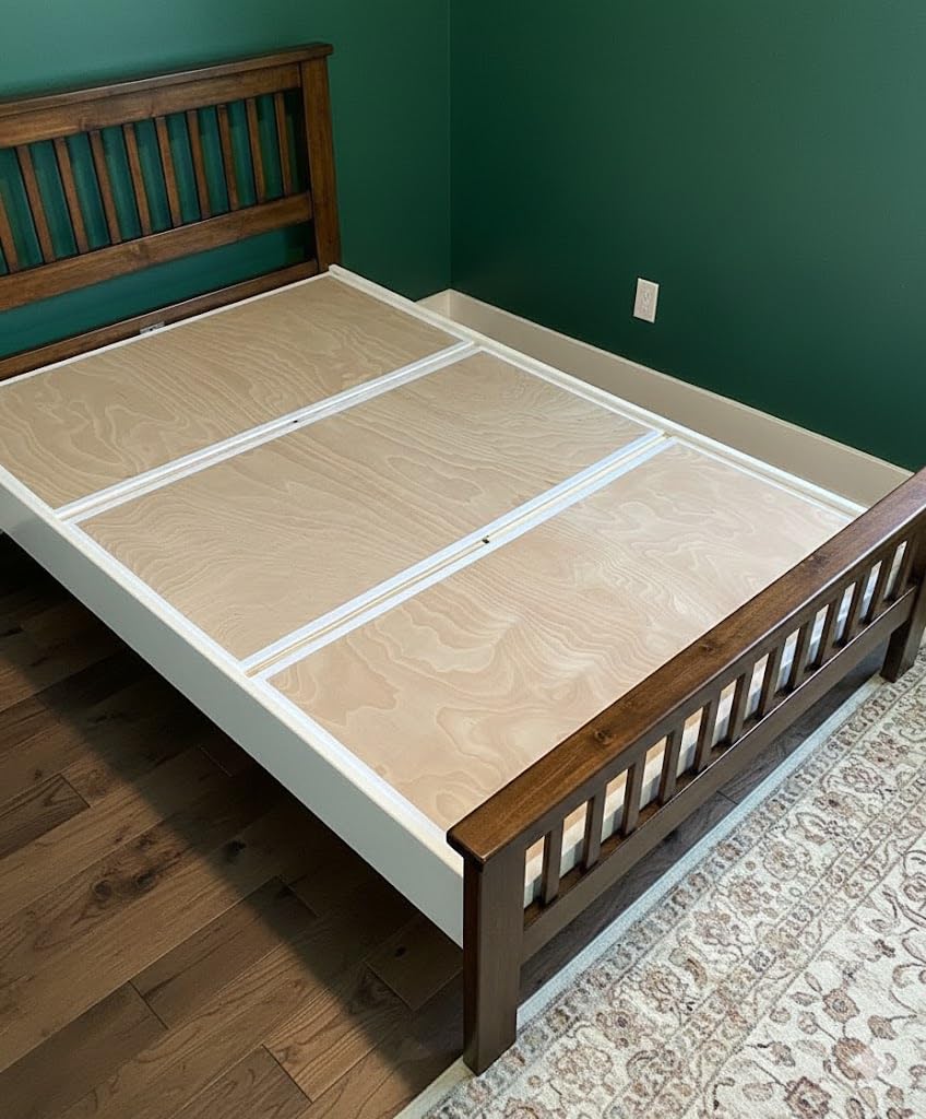 Premium Wood Bed Base Boards, Solid Mattress Support Plywood Panels, Heavy Duty Foundation Insert, Available in Single - Image 2