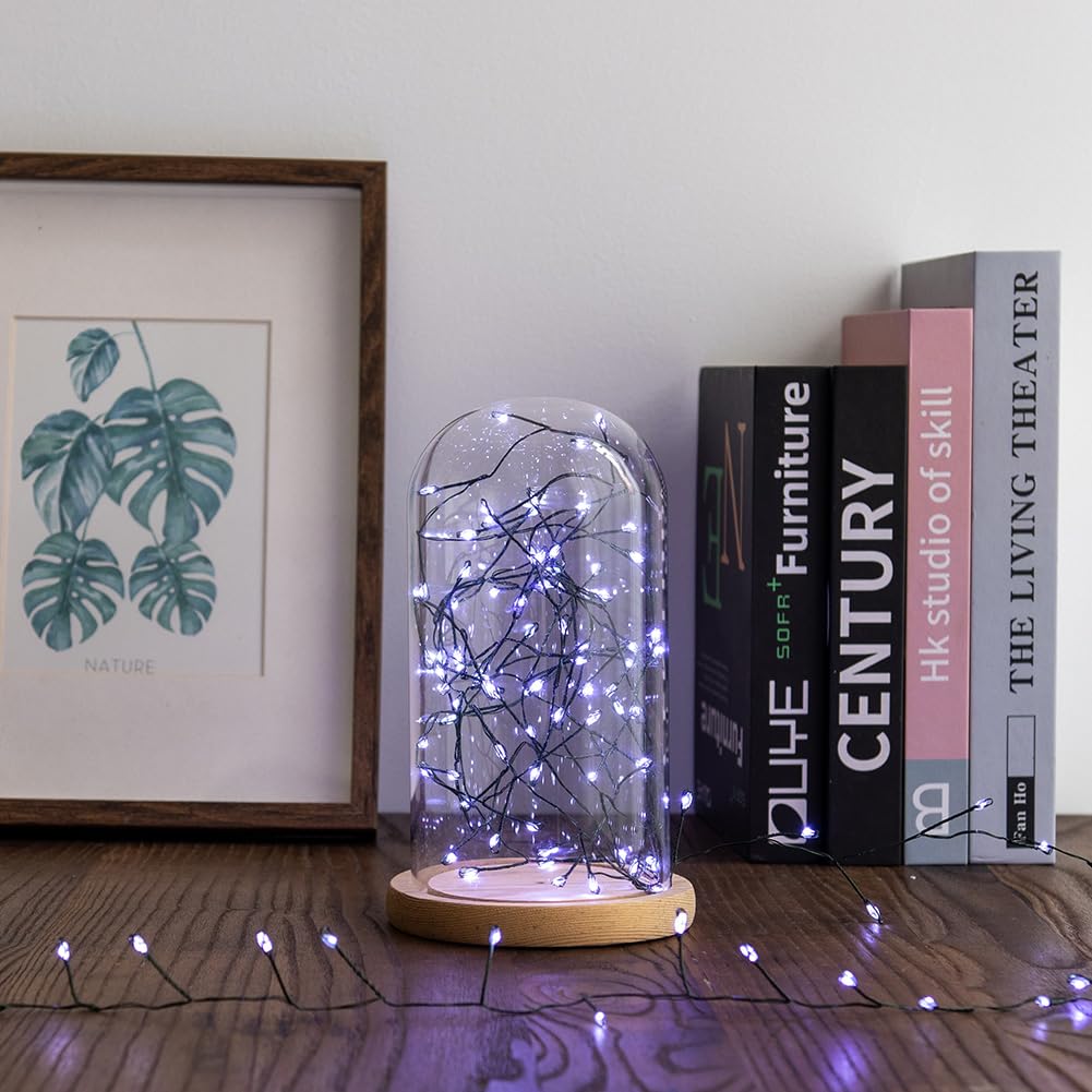 Guirlande Lumineuse Feu d’Artifice 15m 500 LEDs Blanc Froid avec Prise pour Intérieur Fil Argenté Lumières Fées LED avec Télécommande pour Sapin de Noël, Plantes, Chambre, Jardin, Patio