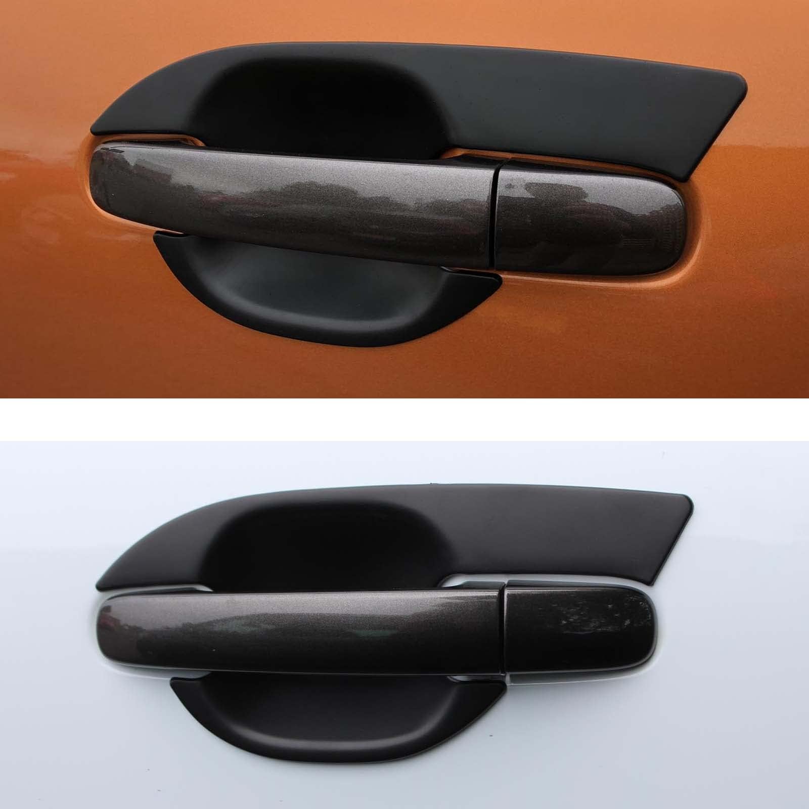 Auto Türgriff Einsatz Schüsselabdeckung Guard für Ford Ranger 2012-2022 Wildtrak Raptor Limited Stormtrak Wolftrak XL-T XL XLS, Außentür Schüssel Trim,Außen Tür Schüssel Abdeckung