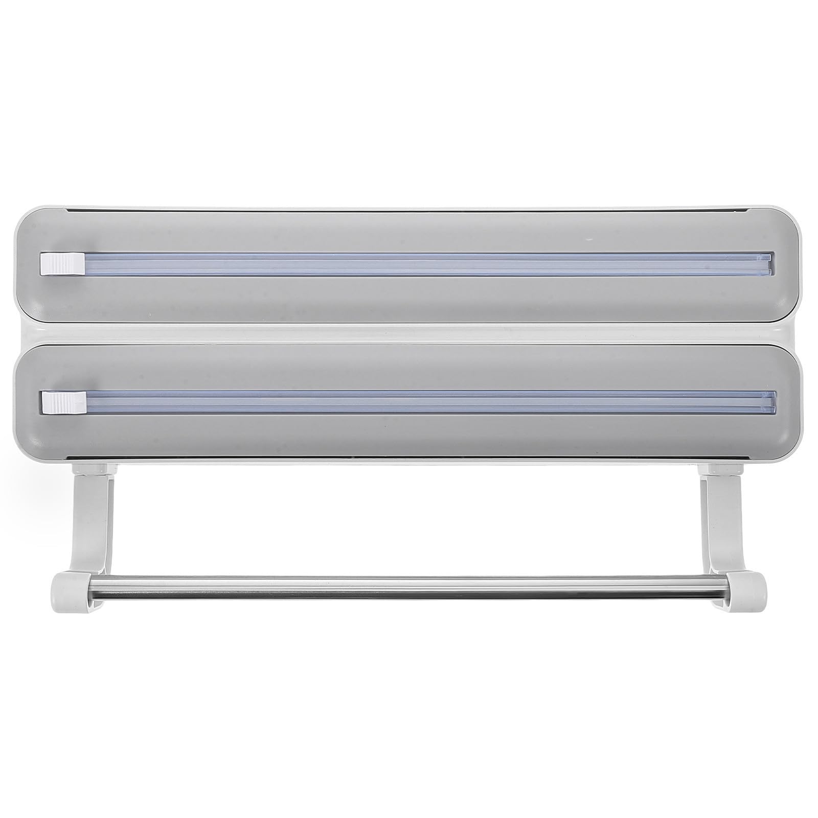 Distributeur film étirable papier aluminium et rangement essuie-tout ABS