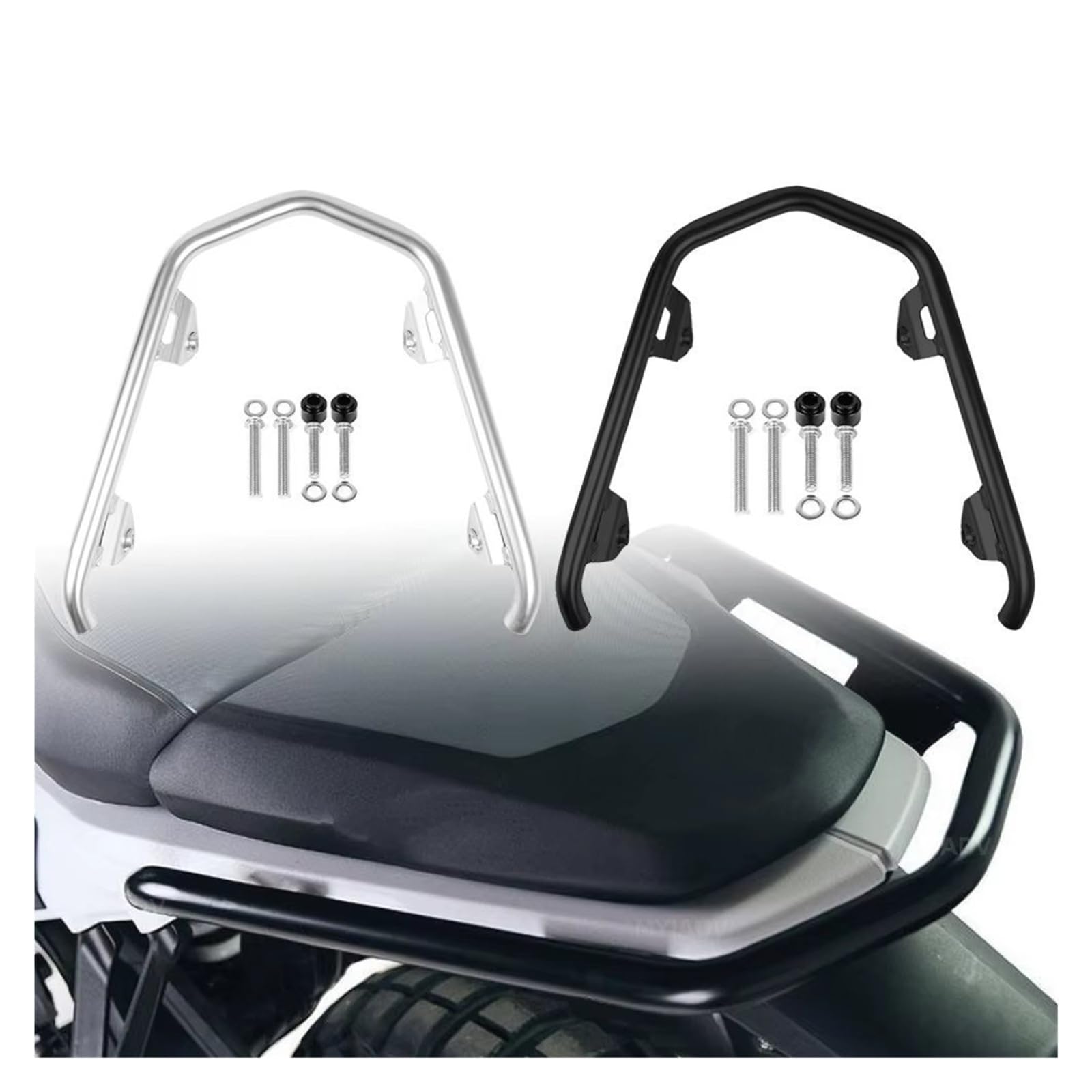 Supporto Portapacchi Posteriore Moto Per BMW Per R1300GS Per R 1300 GS Per GS1300 Moto Maniglia In Acciaio Inossidabile Grab Bar Bisaccia Staffa Per Bagagli Coda Cremagliera(Black)