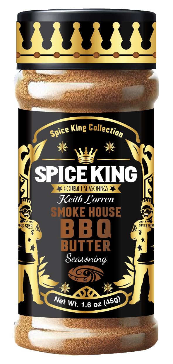 Spice King Smoke House BBQ Seasoning – 1.8 Oz Shaker Bottle – Gourmet BBQ Rub for Smoking & Grilling – Bold, Smoky BBQ Flavor for Chicken, Ribs, Pork, Beef, and More
