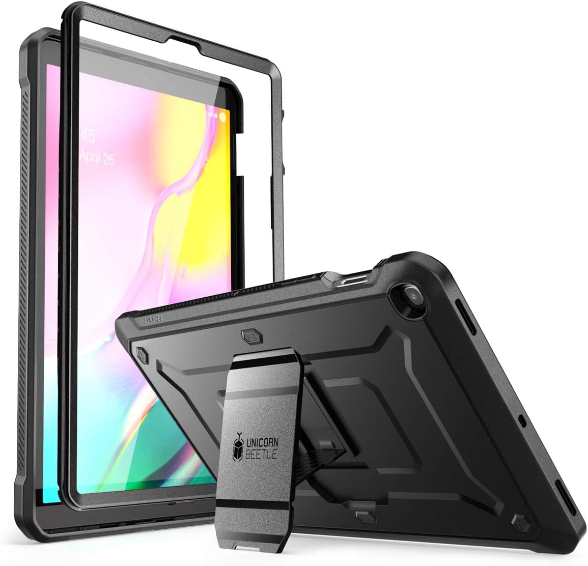 SUPCASE Unicorn Beetle Pro Series Case for Galaxy Tab S5e Case, Full-Body Rugged Protective Case with Built-in Screen Protector for Samsung Galaxy Tab S5e 10.5" 2019 Model (SM-T720/T725) (Black)