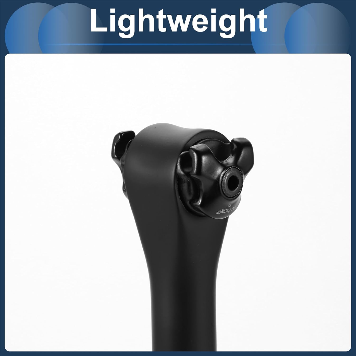 Bike Seat Posts 31.6x300mm Bike Saddle Post Seat Tube Carbon Fiber Matte Black Lightweight