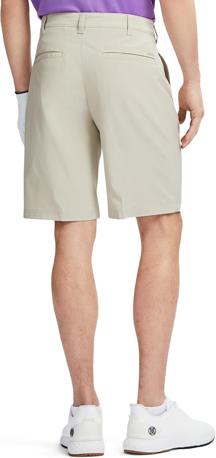 Izod Mens Golf 9.5" Swingflex Stretch Straight Fit Short - Image 2