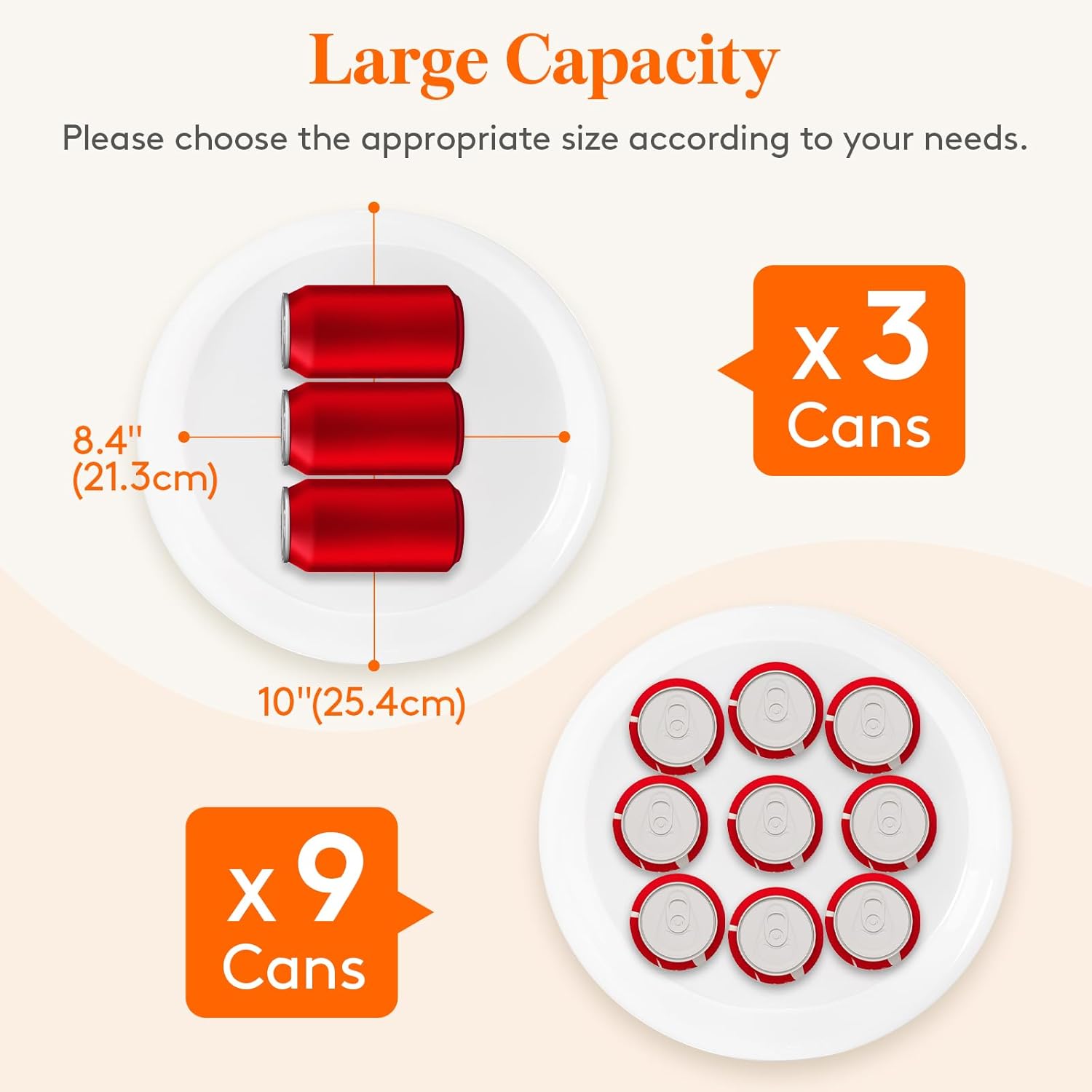 Lifewit Plastic 3 Tier Serving Tray for Party, 25 cm/10" White Reusable Round Serving Platters with Gold Collapsible Metal Stand, Decorative Dessert Table Display Set for Veggie, Fruit, Cookies