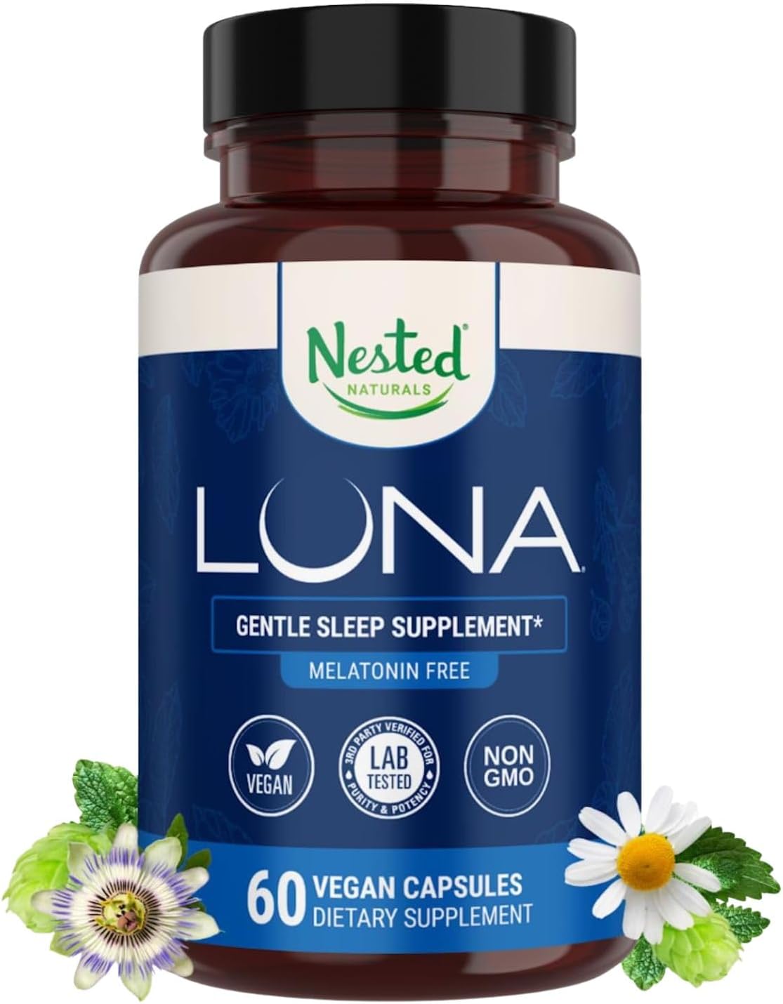 Nested Naturals Luna Sleep Supplement, Melatonin... Nested Naturals Luna Sleep Supplement, Melatonin...