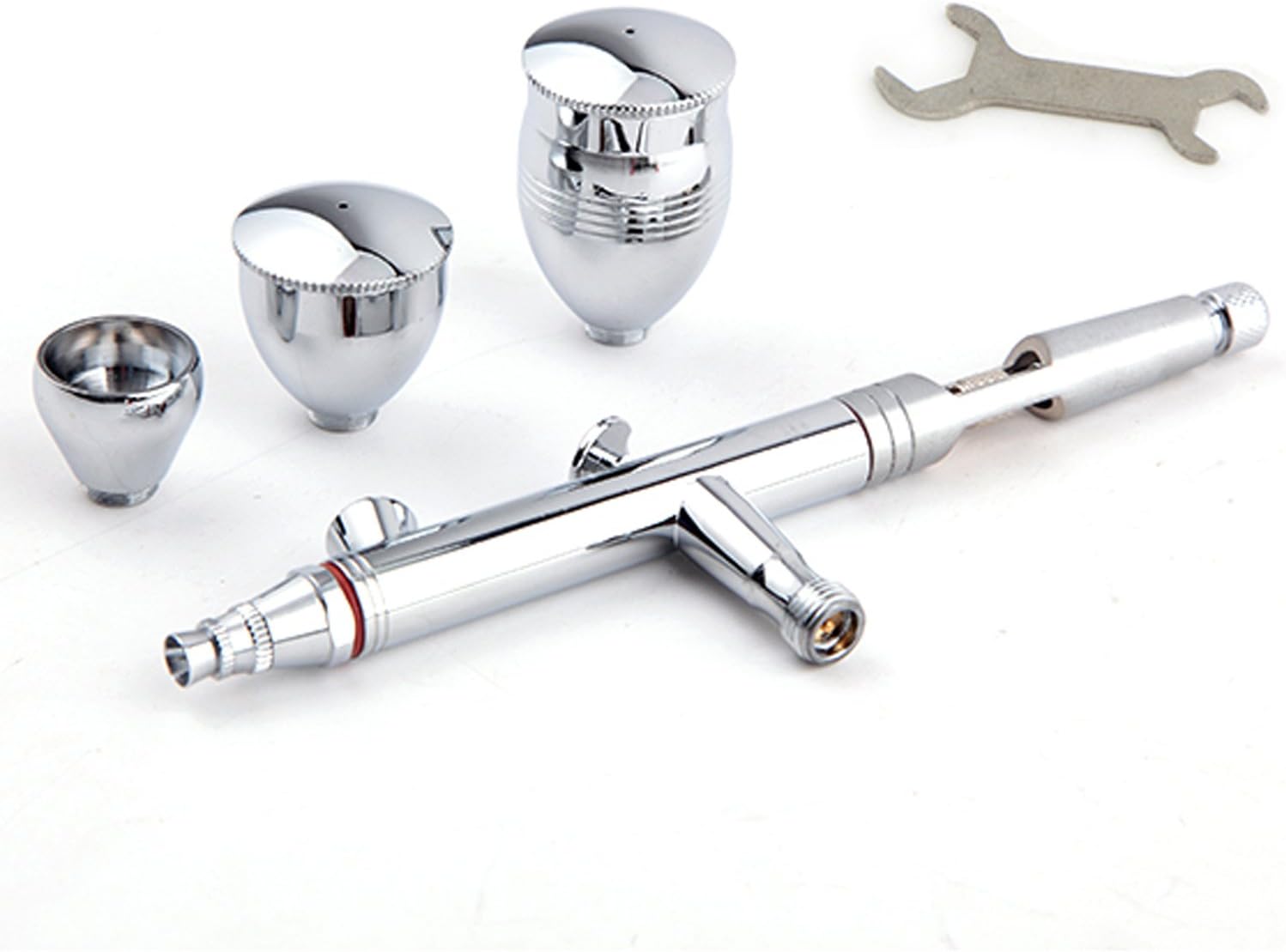 Fengda Airbrush Hi-Flow FE-183 All-Purpose Precision Dual-Action Gravity Feed Airbrush Set with 3 Cup Sizes