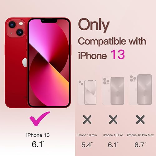 Miniatura 2 de JETech Funda transparente suave para iPhone 13 de 6.1 pulgadas, protección completa para lente de cámara, compatible con carga inalámbrica MagSafe,