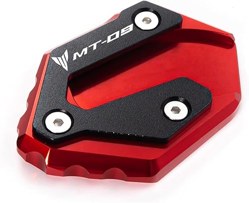 Miniatura 7 de Placa de extensión para soporte lateral de motocicleta, placa de soporte ampliada, accesorios para Yamaha Mt 09 MT-09 MT09 SP 2021 Almohadilla de